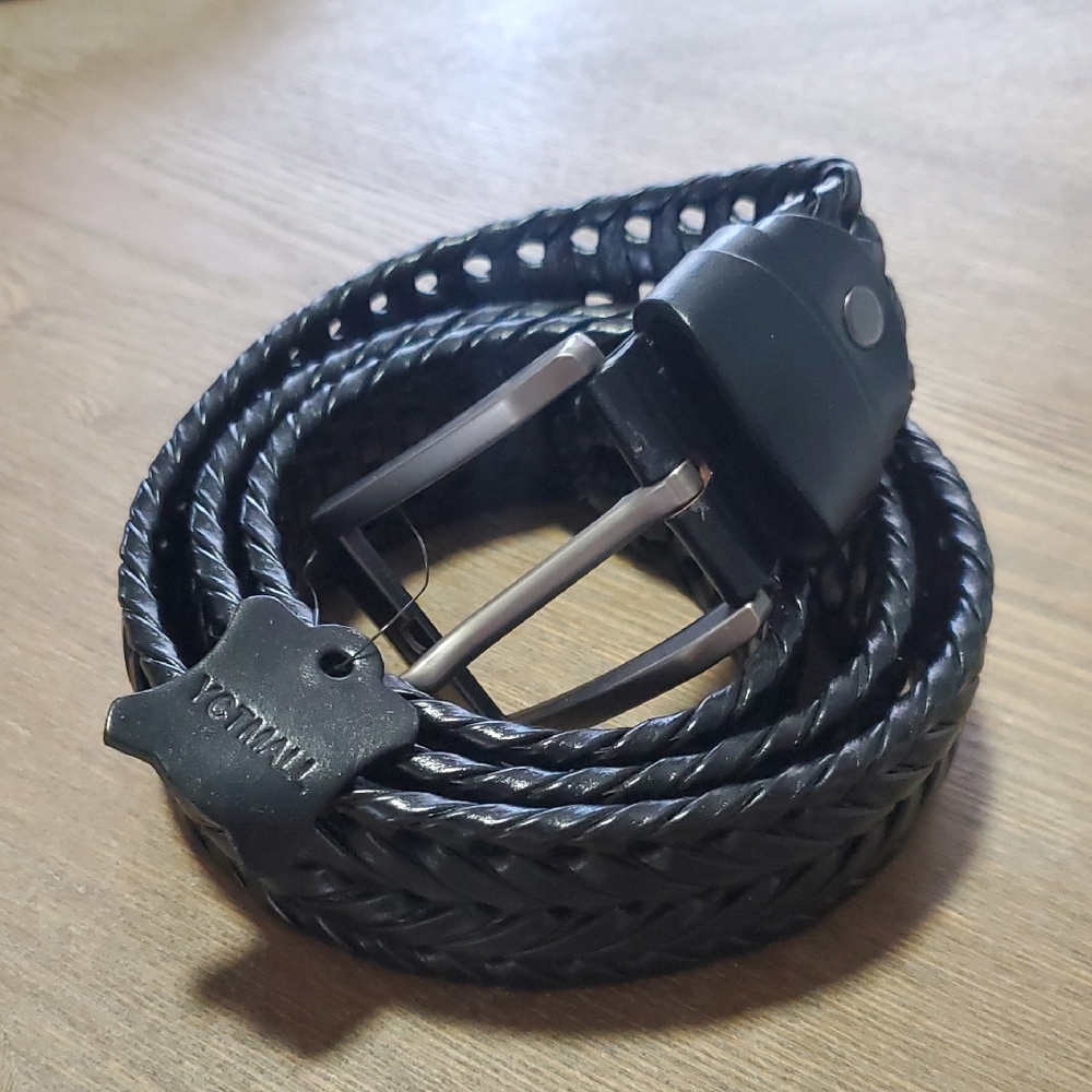 Men's Black Woven Belt by